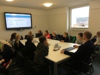 Besuch der Kl. 4a beim Bürgermeister Besuch der Kl. 4a beim Bürgermeister